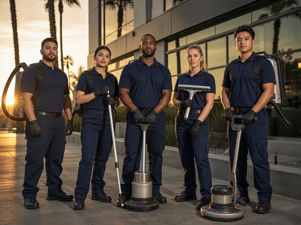 Equipo de KSM Facility Services en Viña del Mar, Concón, Reñaca y todo Chile